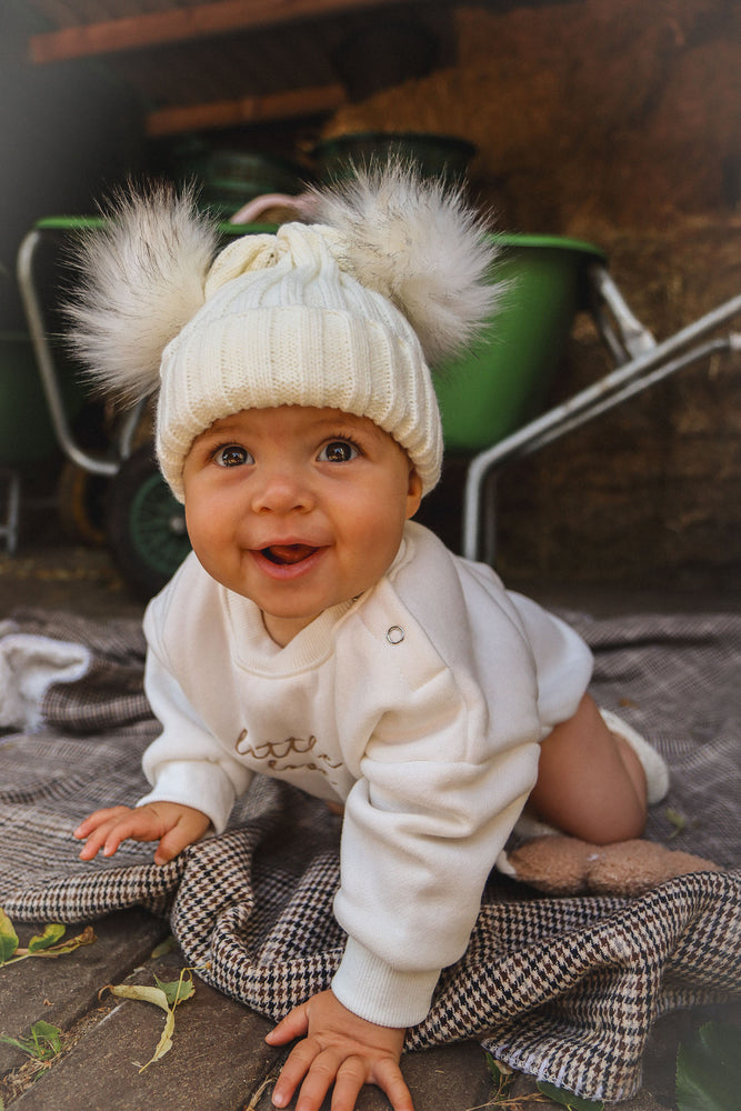 Hallie Pompom Beanie 