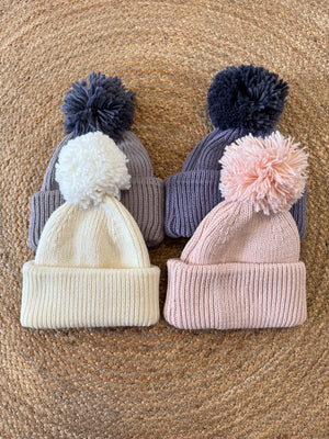 Freya Beanie Pom Kids (Unisex)